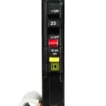 QO125GFI - Square D - 25 Amp GFCI Circuit Breaker Plug-In - 25 Amp - 1 Pole - 120 Volt