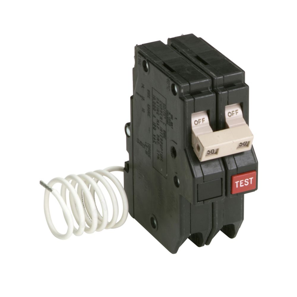 CH250GF CH250GFT - Eaton Cutler-Hammer 50 Amp 2 Pole 240 Volt Ground Fault Plug-In Circuit Breaker - Image 1