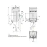 HDA36030 - Square D - Molded Case Circuit Breaker I-Line Plug-In - 30 Amp - 3 Pole - 600 Volt - Image 3