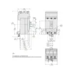 HDA36100 - Square D - Molded Case Circuit Breaker I-Line Plug-In - 100 Amp - 3 Pole - 600 Volt - Image 3