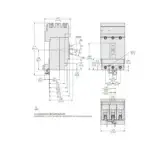 HDA36150 - Square D - Molded Case Circuit Breaker I-Line Plug-In - 150 Amp - 3 Pole - 600 Volt - Image 3