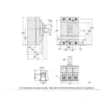 HJL36100 - Square D - Molded Case Circuit Breaker Feed-Thru - 100 Amp - 3 Pole - 600 Volt - Image 2