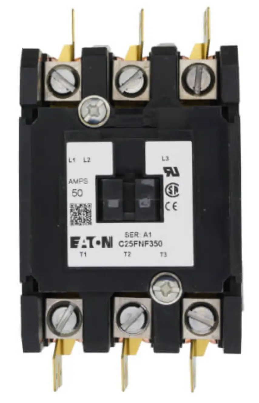 IMG_4355 C25FNF350A - Eaton - Magnetic Contactor 50 Amp - 3 Pole - 600 Volt - Image 1