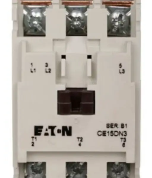 CE15EN3TB Cutler Hammer Freedom Series Contactor 3 pole 3 phase 600V 25A 24V coil