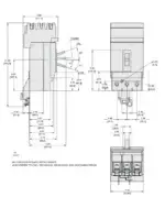 JDA36150 - Square D - Molded Case Circuit Breaker I-Line Plug-In - 150 Amp - 3 Pole - 600 Volt - Image 5