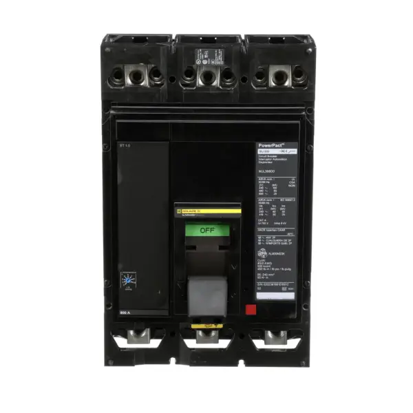 MJL36800 - Square D - Molded Case Circuit Breaker Feed-Thru - 800 Amp - 3 Pole - 600 Volt