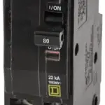 QO280VH - Square D - Circuit Breaker Plug in - 80 Amp - 2 Pole - 120 Volt