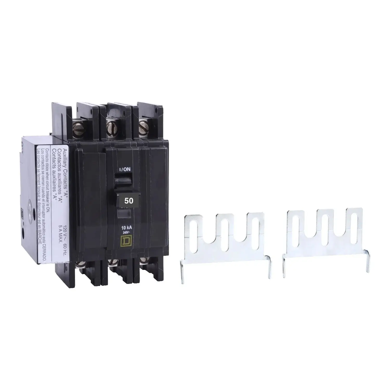 QOU3501200-Ex_e74b8c5c-32eb-4889-ae38-176a6c100aa0-1-copy-1 QOU3501200 - Square D - 50 Amp Molded Case Circuit Breaker Bolt-On - 50 Amp - 3 Pole - 240 Volt - Image 1