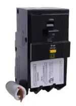 QO315GFI - Square D - Molded Case Circuit Breaker Plug-In - 15 Amp - 3 Pole - 240 Volt