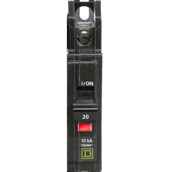QOU120 - Square D - 20 Amp Circuit Breaker Bolt-On - 20 Amp - 1 Pole - 120 Volt