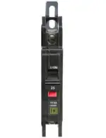 QOU125 - Square D - 25 Amp Circuit Breaker Bolt-On - 25 Amp - 1 Pole - 120 Volt