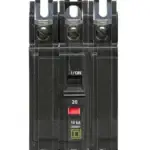 QOU320 - Square D - 20 Amp Circuit Breaker Bolt-On - 20 Amp - 3 Pole - 240 Volt
