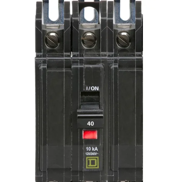 QOU340 - Square D - 40 Amp Circuit Breaker Bolt-On - 40 Amp - 3 Pole - 240 Volt