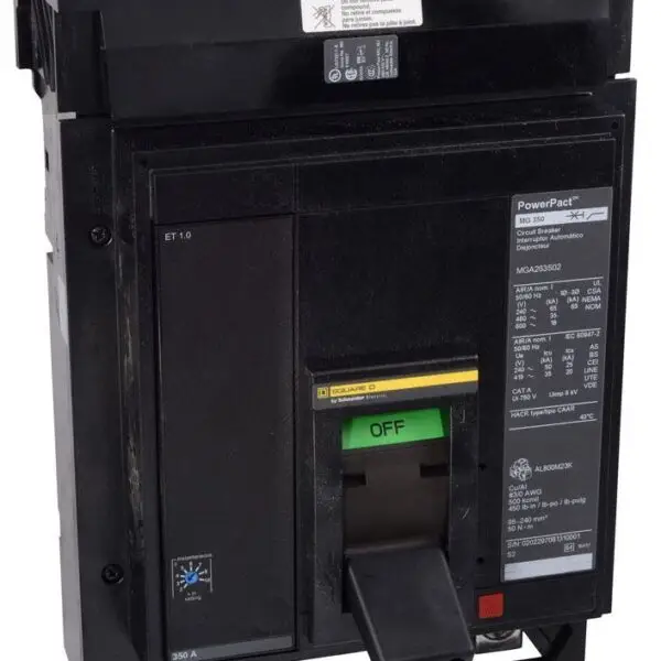 MGA36400 - Square D - Molded Case Circuit Breaker I-Line Plug-In - 400 Amp - 3 Pole - 600 Volt