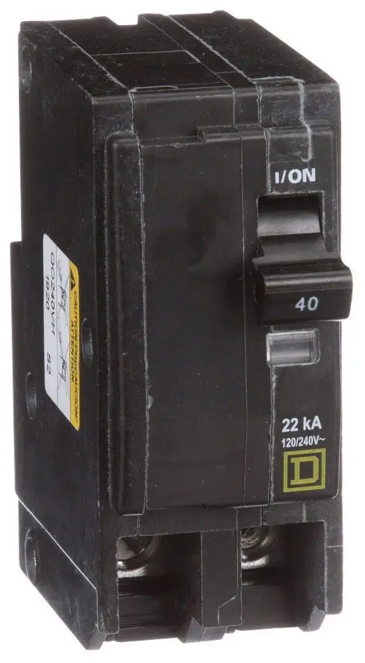 SchneiderElectric_QO240VH QO240VH - Square D - 40 Amp Molded Case Circuit Breaker Plug-In - 40 Amp - 2 Pole - 240 Volt - Image 1