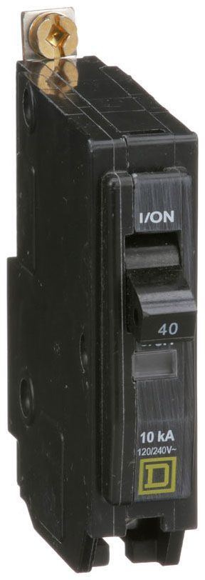SchneiderElectric_QOB140 QOB140 - Square D - 40 Amp Circuit Breaker Bolt-On - 40 Amp - 1 Pole - 120 Volt - Image 1