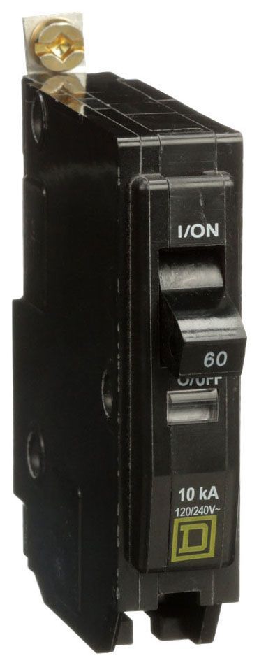 SchneiderElectric_QOB160 QOB160 - Square D - 60 Amp Circuit Breaker Bolt-On - 60 Amp - 1 Pole - 120 Volt - Image 1