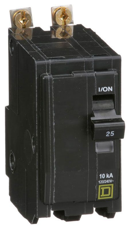 SchneiderElectric_QOB225 QOB225 - Square D - 25 Amp Circuit Breaker Bolt-On - 25 Amp - 2 Pole - 240 Volt - Image 1