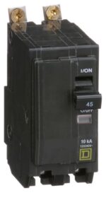 QOB245 - Square D - 45 Amp Circuit Breaker Bolt-On - 45 Amp - 2 Pole - 240 Volt