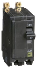 QOB250 - Square D - 50 Amp Circuit Breaker Bolt-On - 50 Amp - 2 Pole - 240 Volt