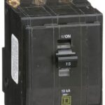QOB315 - Square D - 15 Amp Circuit Breaker Bolt-On - 15 Amp - 3 Pole - 240 Volt