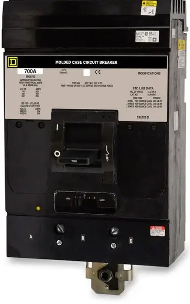 MH36700 - Square D I-Line Style Plug-In 700 Amp 3 Pole Circuit Breaker
