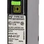 Square D QO120VHCAFI 1 Pole Circuit Breaker