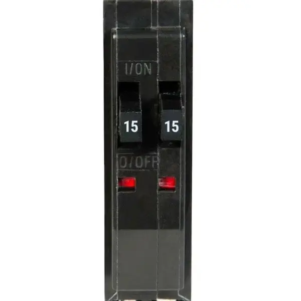 QO1515 - Square D - 15/15 Amp Tandem Circuit Breaker Plug-In - 15/15 Amp - 1 Pole - 120 Volt