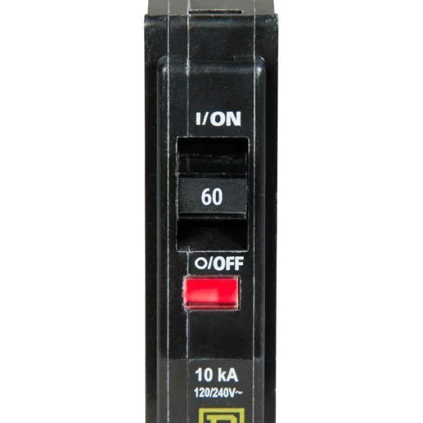 QO160 - Square D - 60 Amp Circuit Breaker Plug-In - 60 Amp - 1 Pole - 120 Volt