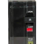 QO225 - Square D - 25 Amp Circuit Breaker Plug-In - 25 Amp - 2 Pole - 240 Volt
