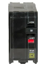 QO250 - Square D - 50 Amp Circuit Breaker Plug-In - 50 Amp - 2 Pole - 240 Volt
