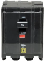 QO335 - Square D - 35 Amp Circuit Breaker Plug-In - 35 Amp - 3 Pole - 240 Volt