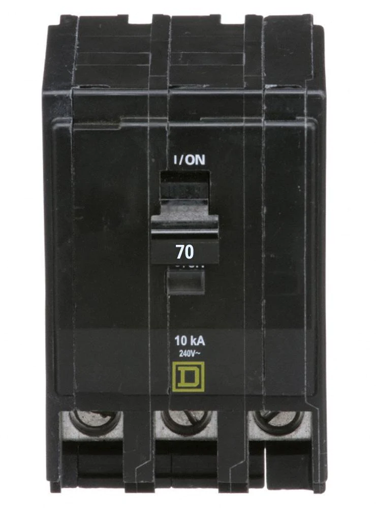 qo370_front.jpg QO370 - Square D - 70 Amp Circuit Breaker Plug-In - 70 Amp - 3 Pole - 240 Volt - Image 1