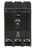 QO380 - Square D - 80 Amp Circuit Breaker Plug-In - 80 Amp - 3 Pole - 240 Volt