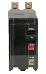 QOB210 - Square D - 10 Amp Circuit Breaker Bolt-On - 10 Amp - 2 Pole - 240 Volt - Image 3